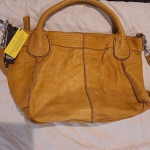 Liebeskind Berlin Large Size Mustard Color Shoulder Bag NWT